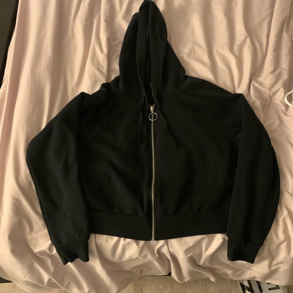 wild fable Tops - Cropped black hoodie